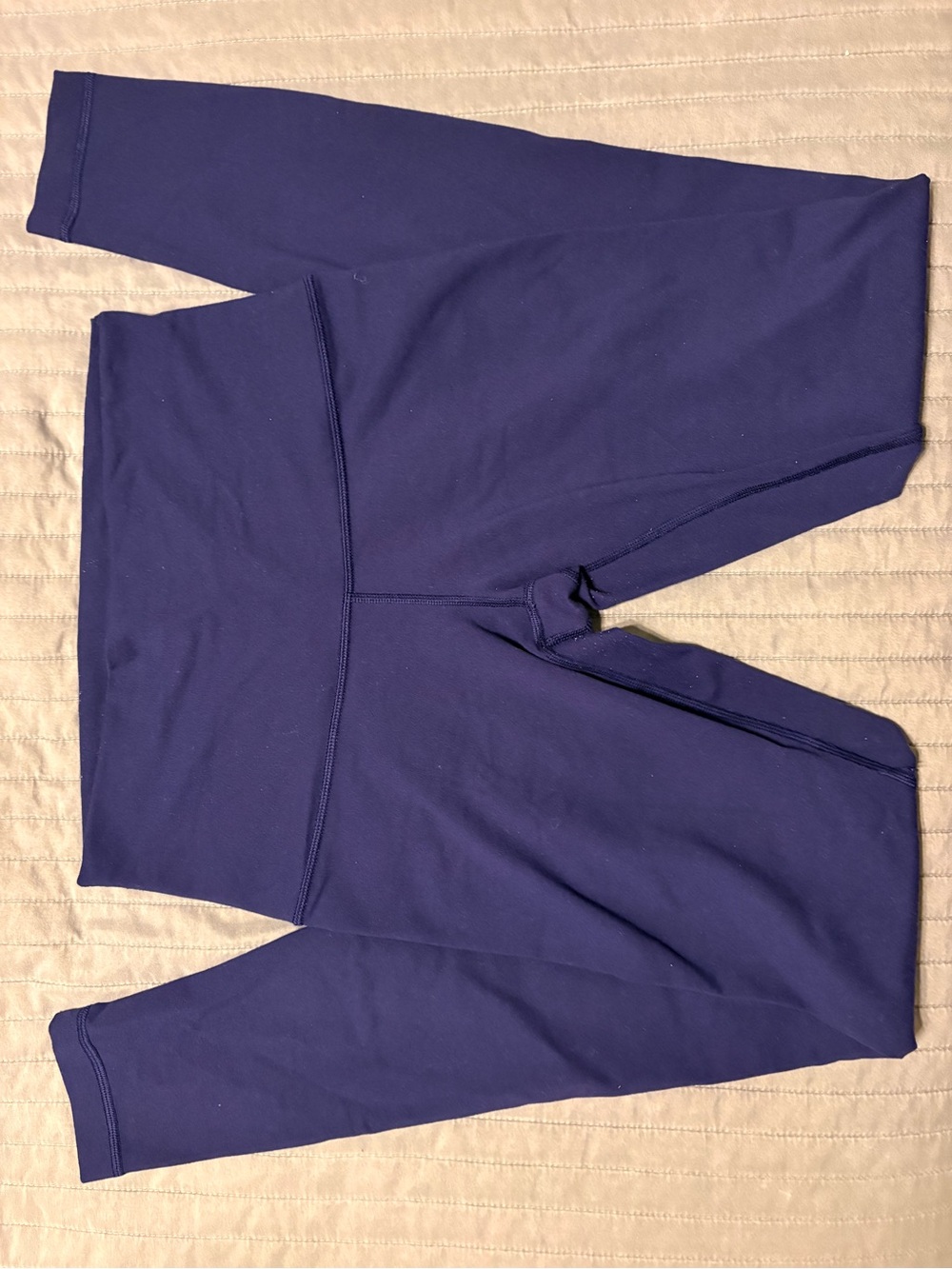 Lululemon High-Rise Deep Blue Wunder Leggings